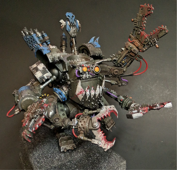 Painted miniature walker